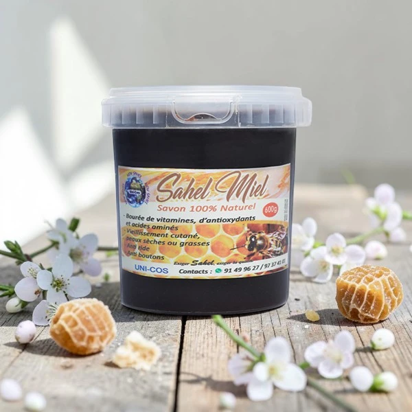 Savon Noir au Miel Sahel Miel