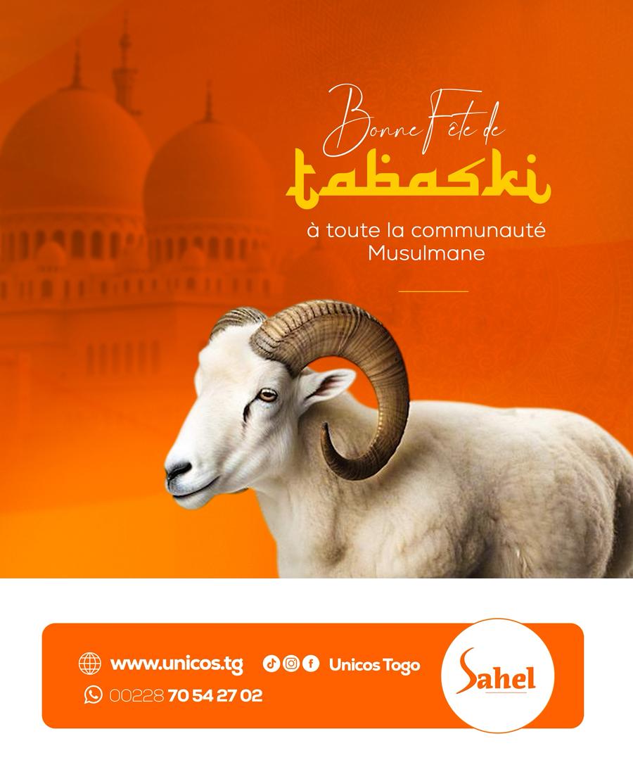 Bonne fête de Tabaski avec Unicos Togo !