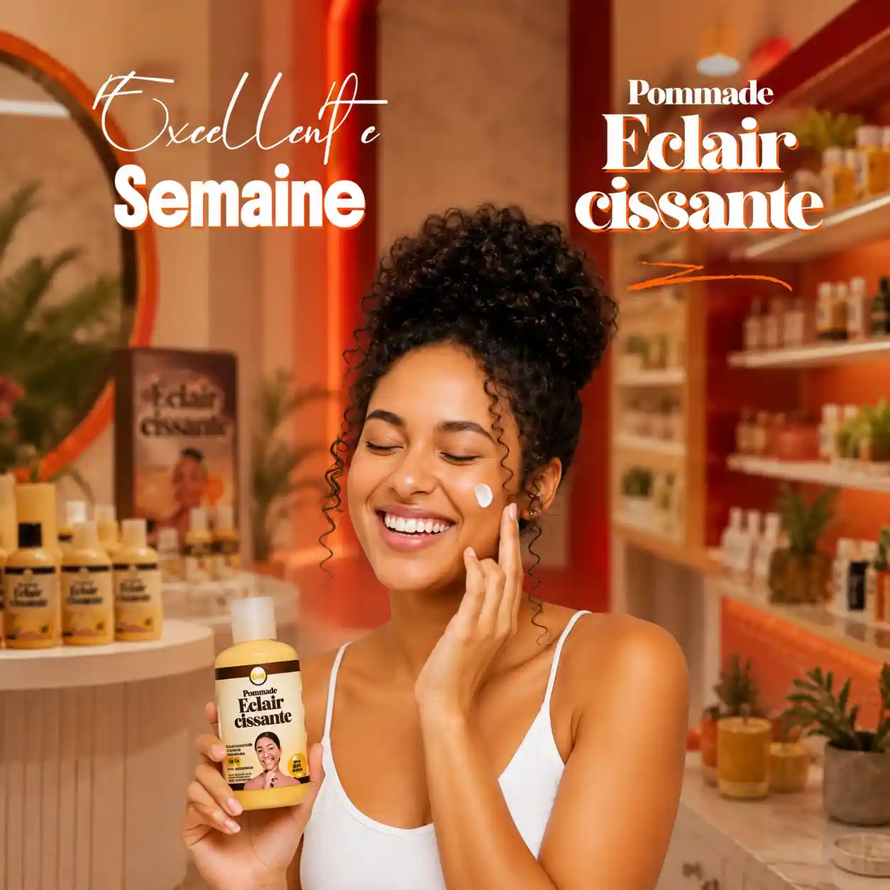 Excellence semaine avec la pommade éclaircissante