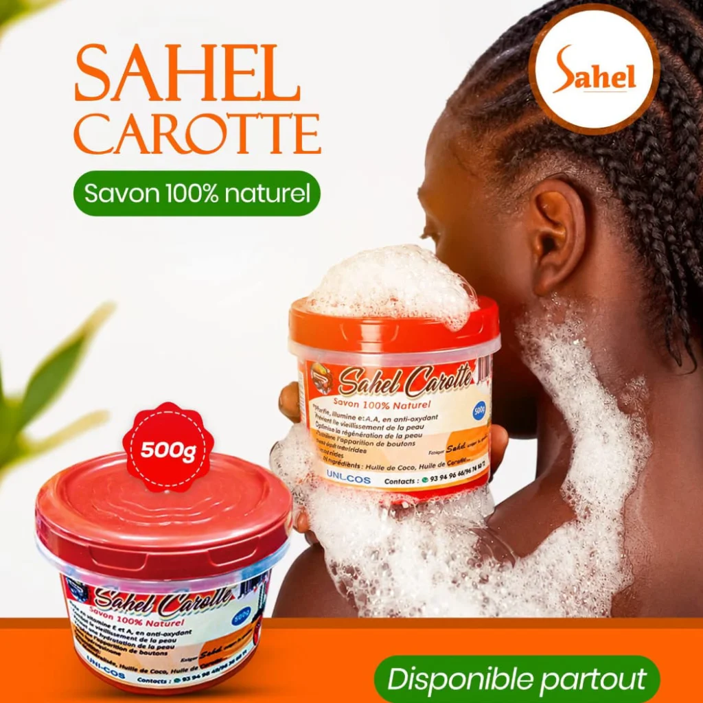 SAHEL CAROTTE – LE SAVON 100 % NATUREL DE UNICOS