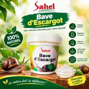 Bave d’Escargot Sahel : la beauté au naturel