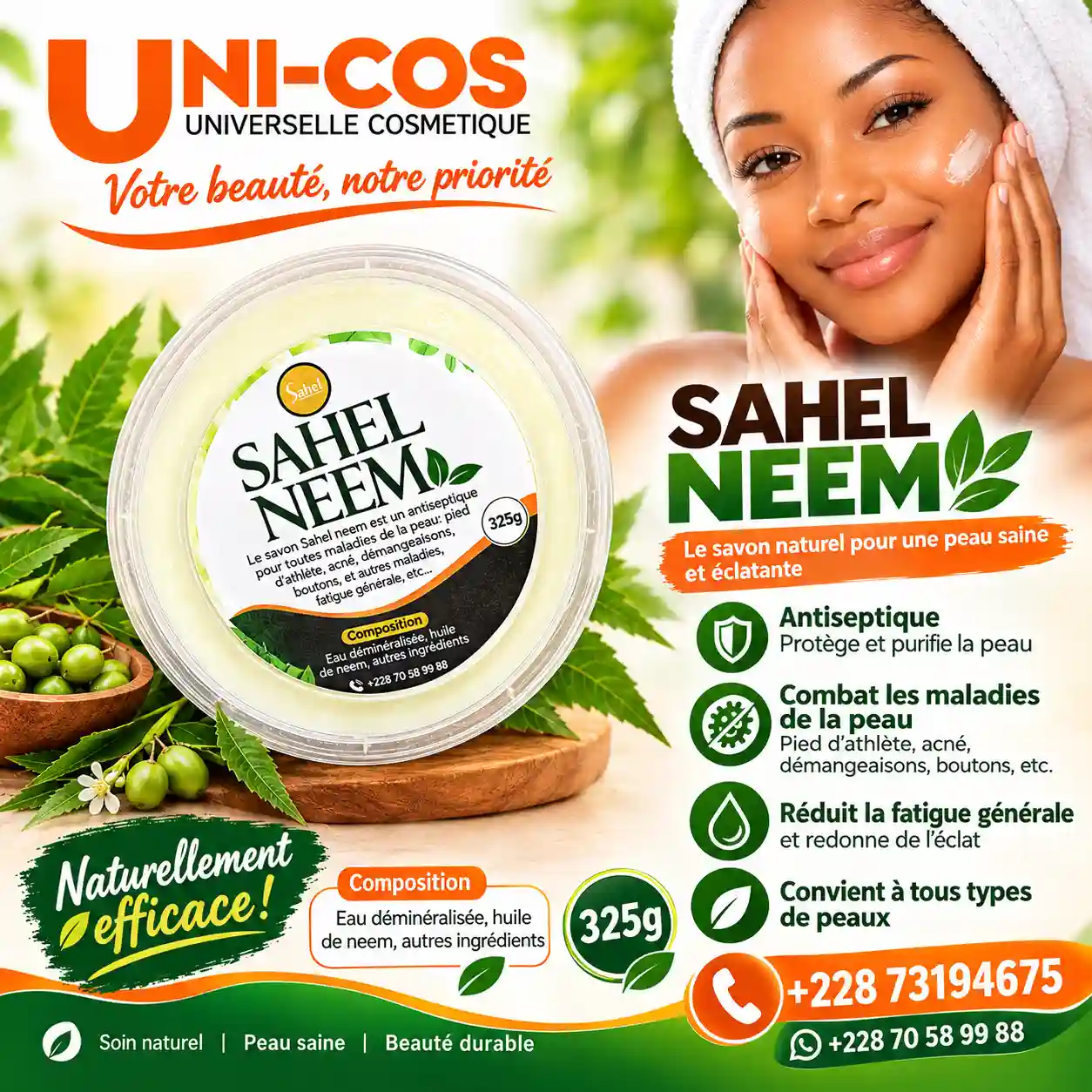 DÉCOUVREZ LE SAVON SAHEL NEEM