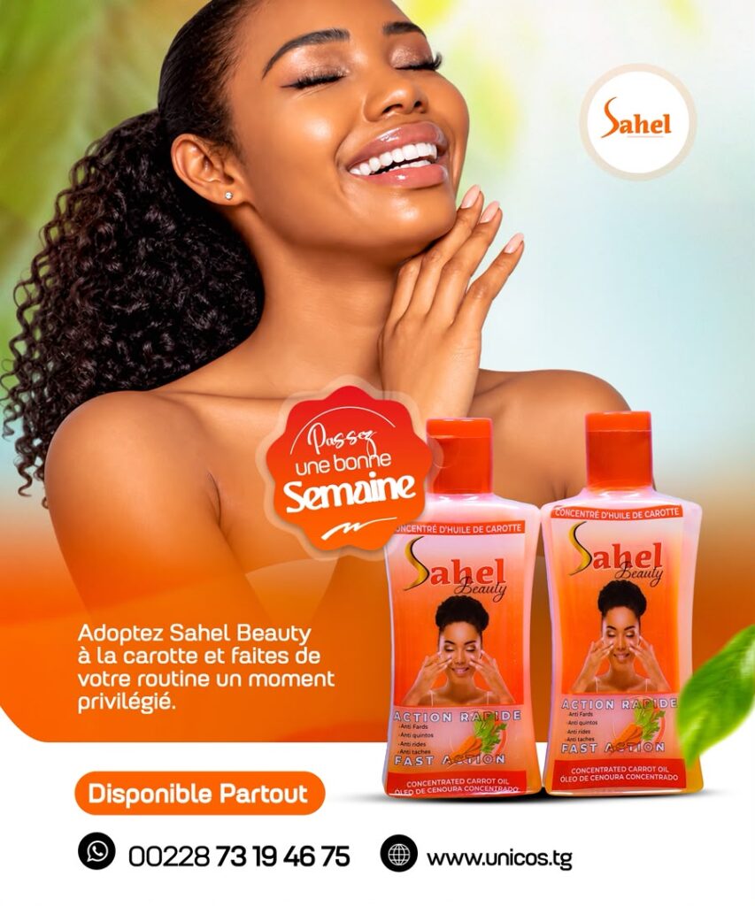 Sahel Beauty à l’huile de carotte : votre routine beauté au Togo